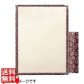 PP布地クリアテーピングメニューブック桜柄 PTA-441 赤 写真1
