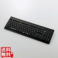 キーボード 無線 ワイヤレス Bluetooth 洗える(IPX5) メンブレン テンキー付き マルチペアリング(3台) 高耐久設計 抗菌 ブラック 写真1