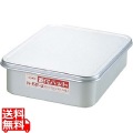 アルマイト 蓋付バット 大 330×235×H80 業務用 写真1