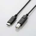 USB2.0ケーブル/C-Bタイプ/認証品/3A出力/4.0m/ブラック 写真1