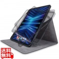 iPad Pro 11インチ 第4世代 ( 2022 ) 用 ケース ソフトレザー カバー 手帳型 スリープ対応 マグネット フラップ フリーアングル 360度回転 衝撃吸収 ブラック 写真1