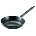 SA鉄黒皮厚板フライパン24cm ※ IH対応 IH (100V/200V)とガス火対応 写真1