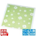 風呂敷(200枚入)絞柄 グリーン 750×750 写真1