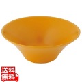 メタル丼フラワー 厚口 塗装仕様 黄 写真1
