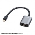 ミニDisplayPort-HDMI 変換アダプタ HDR対応 写真1
