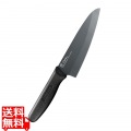 フォーエバー 櫻セラ 超滑性セラミック包丁 黒・両刃160mm RB-16B 写真1