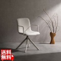 回転ダイニングチェア CH-C5285-1 ホワイト 写真1