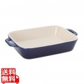セラミック レクタンギュラーディッシュ 34cm×24cm ブルー 40511-149