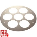 寸胴鍋用てぼ板 51cm用直径500 7穴 (フック4本付) 写真1