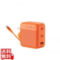 Jackery 102W GaN 3ポート充電アダプター オレンジ 写真1