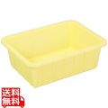 トンボ アシスト 抗菌角ざる(PP) 深1型 イエロー 写真1