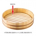 天然木盛込桶用目皿 クリアー 写真1