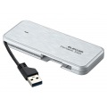外付けSSD/ポータブル/ケーブル収納対応/USB3.1(Gen1)対応/960GB/ホワイト 写真1