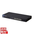 法人向けスイッチングハブ/WEBスマート/Giga/PoE/16ポート/3年保証 写真1