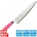 TKG PRO 抗菌カラー 牛刀 21cm ピンク 写真1