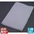ウォッシュタオル 8160 (1袋・10枚入)ホワイト 写真1