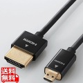 イーサネット対応スーパースリムHDMIケーブル(A-D) 写真1
