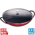 ウォック 40509-898 チェリー ※ IH対応 IH (100V/200V)とガス火対応