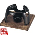 アルミ 兼用型 コンロセット 黒 写真1