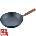 純チタン 木柄いため鍋 28cm ※ ガス火専用 写真1
