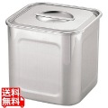 HACCP18-8深型角キッチンポット 15cm 写真1