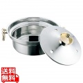 EBM 電磁用 しゃぶしゃぶ鍋 穴明 25cm 写真1