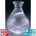 冷酒徳利 丸・200cc (6ヶ入) TR-RM 写真1