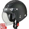 ジェットヘルメット ハーフマットブラック ( MOUSSE ) 写真1