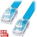UTPエンハンスドカテゴリ5より線フラットケーブル(ライトブルー・15m) 写真1