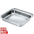 角型電磁サーバー専用ステンレスフードパン 40cm用 65-648 写真1