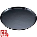 陶磁器 丸ケーキプレート(黒+プラチナライン) 写真1