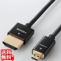 イーサネット対応スーパースリムHDMIケーブル(A-D) 写真1