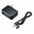 USBTypeCポート搭載QuickCharge3.0対応AC充電器(ブラック) 写真1
