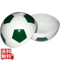 お子様ランチ皿 サッカーボール 小(仕切なし)グリーン 写真1