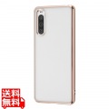 Xperia 10 IV TPUソフト メタリックフレーム/ピンクゴールド 写真1