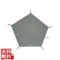 DOD グランドシート ライダーズワンポールテント・ムシャテント 専用 (1人用・ペンタゴン) 五角形 5角形 dod GS1-820-GY 写真1