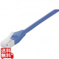Cat6A ツメの折れないLANケーブル 標準 ストレート 50m ブルー 写真1