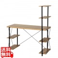 らくらく組立 ラックデスク(ナチュラル) 写真1