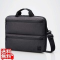 パソコンケース/リサイクル素材/横型/取っ手付き/ショルダーベルト付き/手提げ/撥水/14.0インチ/ブラック 写真1