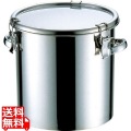 18-8テーパー付密閉式容器 両手付 TP-CTH-36 写真1