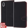 Xperia Ace III 耐衝撃 手帳 マグ/ブラック/レッド 写真1