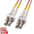 メガネ型光ファイバケーブル(マルチ50μm、LC×2-LC×2、5m) 写真1