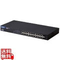 法人向けスイッチングハブ/WEBスマート/Giga/PoE/24ポート/3年保証 写真1