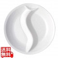 丸型・中華電磁サーバー専用セラミックフードパン仕切付34cm用 65-643-2CY