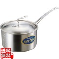 ニューキングデンジ 深型片手鍋(目盛付) 15cm ※IH対応(100V/200V) 業務用 写真1