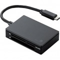 メモリリーダライタ/USB Type-Cコネクタ/USB3.1 Gen1/SD+MS+CF+XD/Mac用/ブラック 写真1