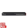 法人向け Giga対応 Layer2スマート/大容量PoEスイッチ 16ポート