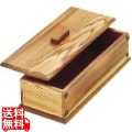 焼杉 はし箱(内朱) 業務用 写真1