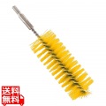ステンレス カラーチューブブラシ ソフト 直径40 イエロー 写真1