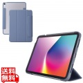 11インチiPad Air(M3/M2) フラップケース 薄型軽量 カラーエッジ 背面クリア